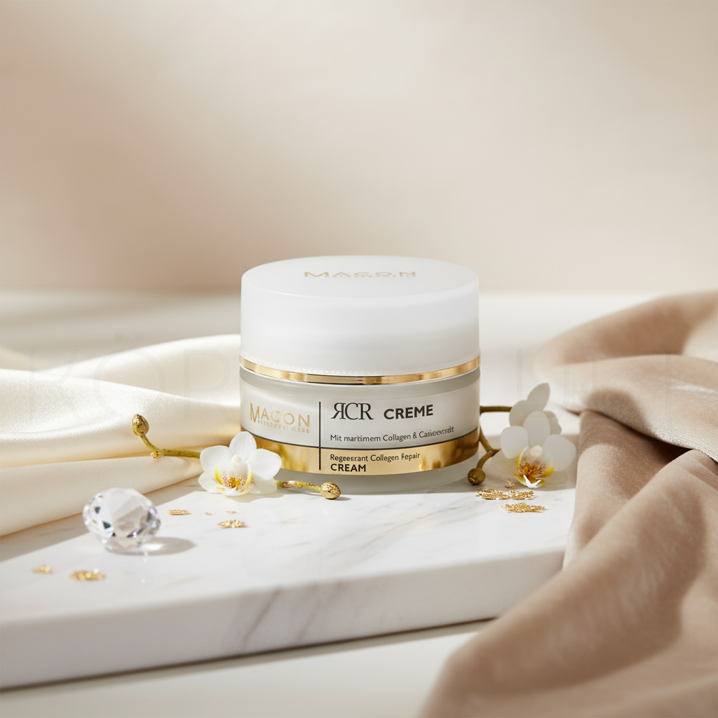 Macon RCR Regenerant Collagen Repair Creme – Textur und Anwendung, intensive Feuchtigkeitspflege für trockene und reife Haut
