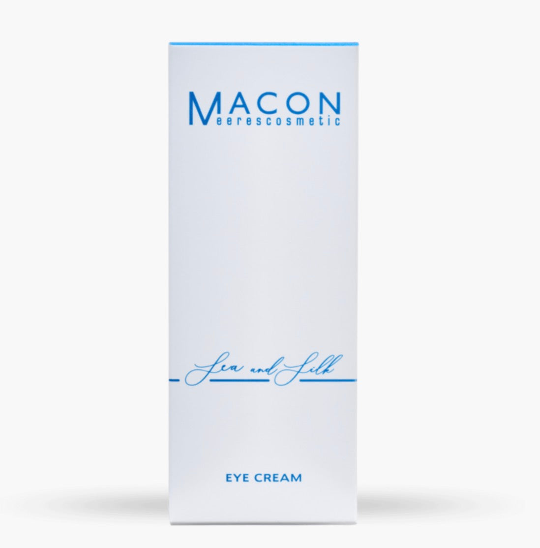 MACON Sea & Silk Augencreme in Originalverpackung – parfümfreie Anti-Aging Augenpflege mit Seidenproteinen und marinem Mikrokollagen