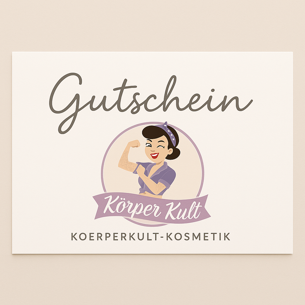Körperkult Geschenkgutschein – Geschenkidee für Kosmetik und Pflege