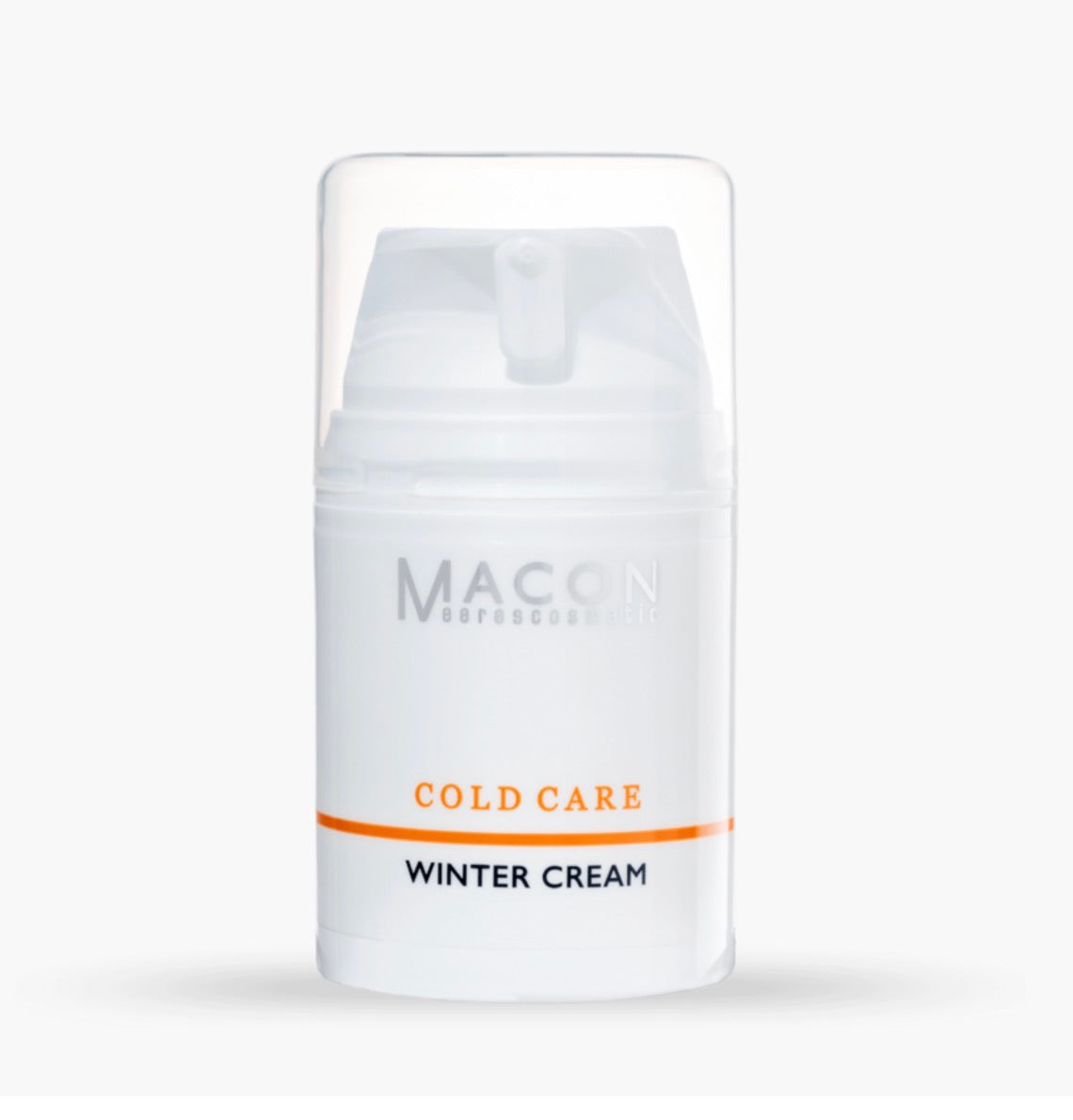 Macon Meerescosmetic Cold Care Wintercreme - 50 ml Pumpspender, beruhigende und feuchtigkeitsspendende Creme für kalte Wintertage
