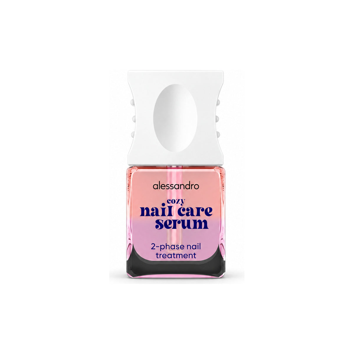 Alessandro Cozy Nail Care Serum 2-Phase – 2-in-1 Nagelöl, 10 ml auf weißem Hintergrund – vollständige Produktansicht
