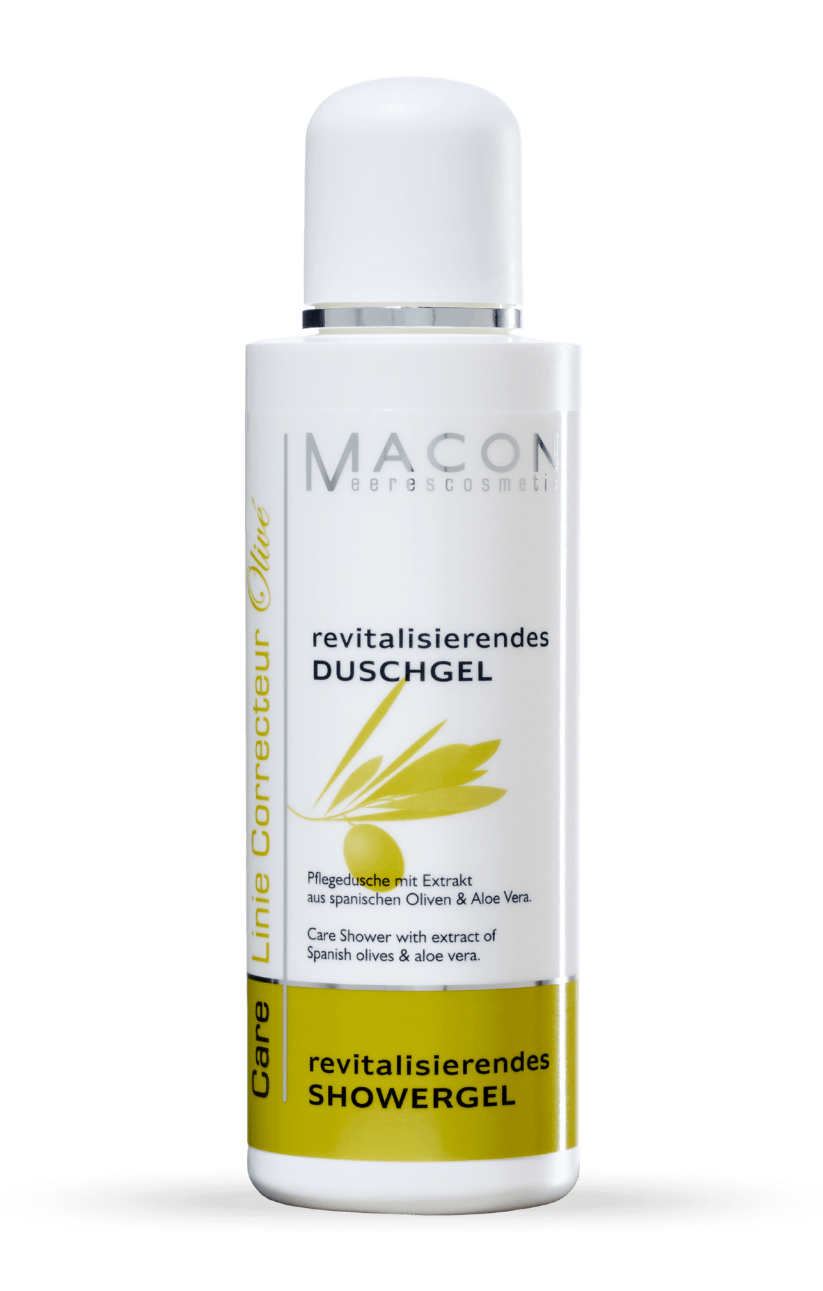 MACON Olivé Revitalisierendes Duschgel – Olivé revitalisierendes Showergel, offizieller Produkt-Packshot