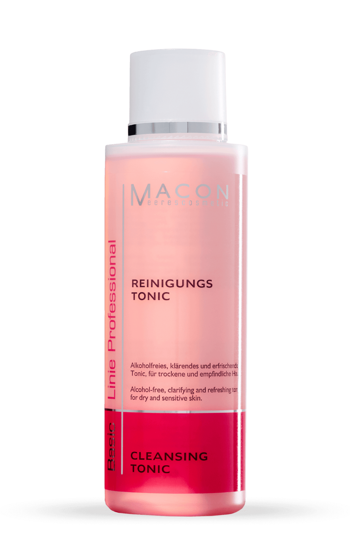 MACON Reinigungstonic für trockene & empfindliche Haut – T+E Reinigungstonic 200 ml, offizieller Produkt-Packshot