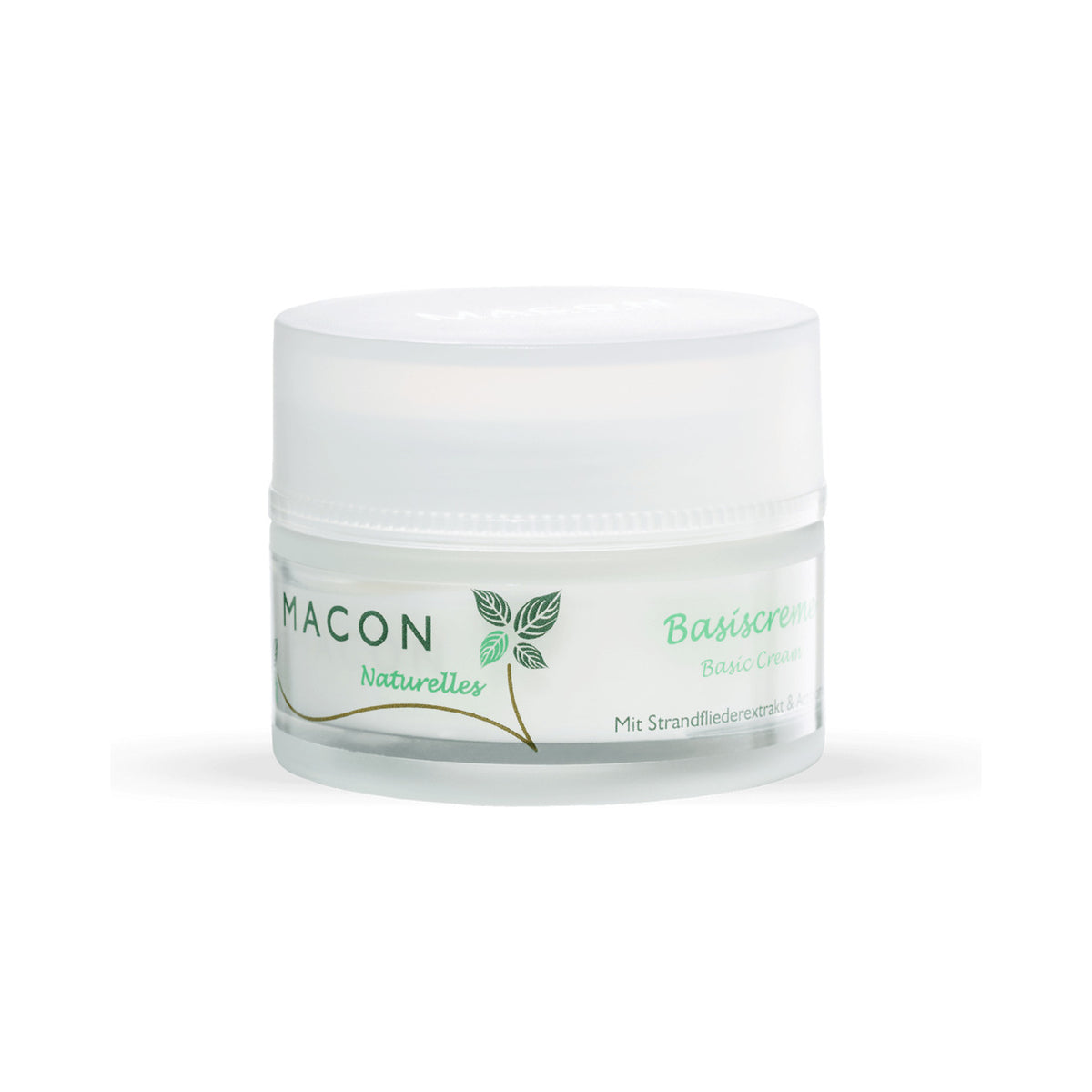Macon Naturelles Basiscreme auf weißem Hintergrund – vollständige Produktansicht