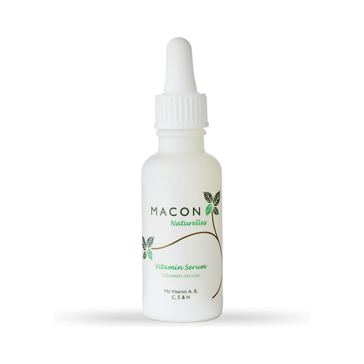 Macon Naturelles Vitamin Serum auf weißem Hintergrund – vollständige Produktansicht