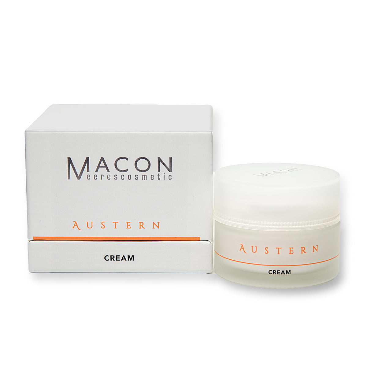 Macon Austern Creme - Elegante Verpackung mit hochwertiger Anti-Aging-Creme