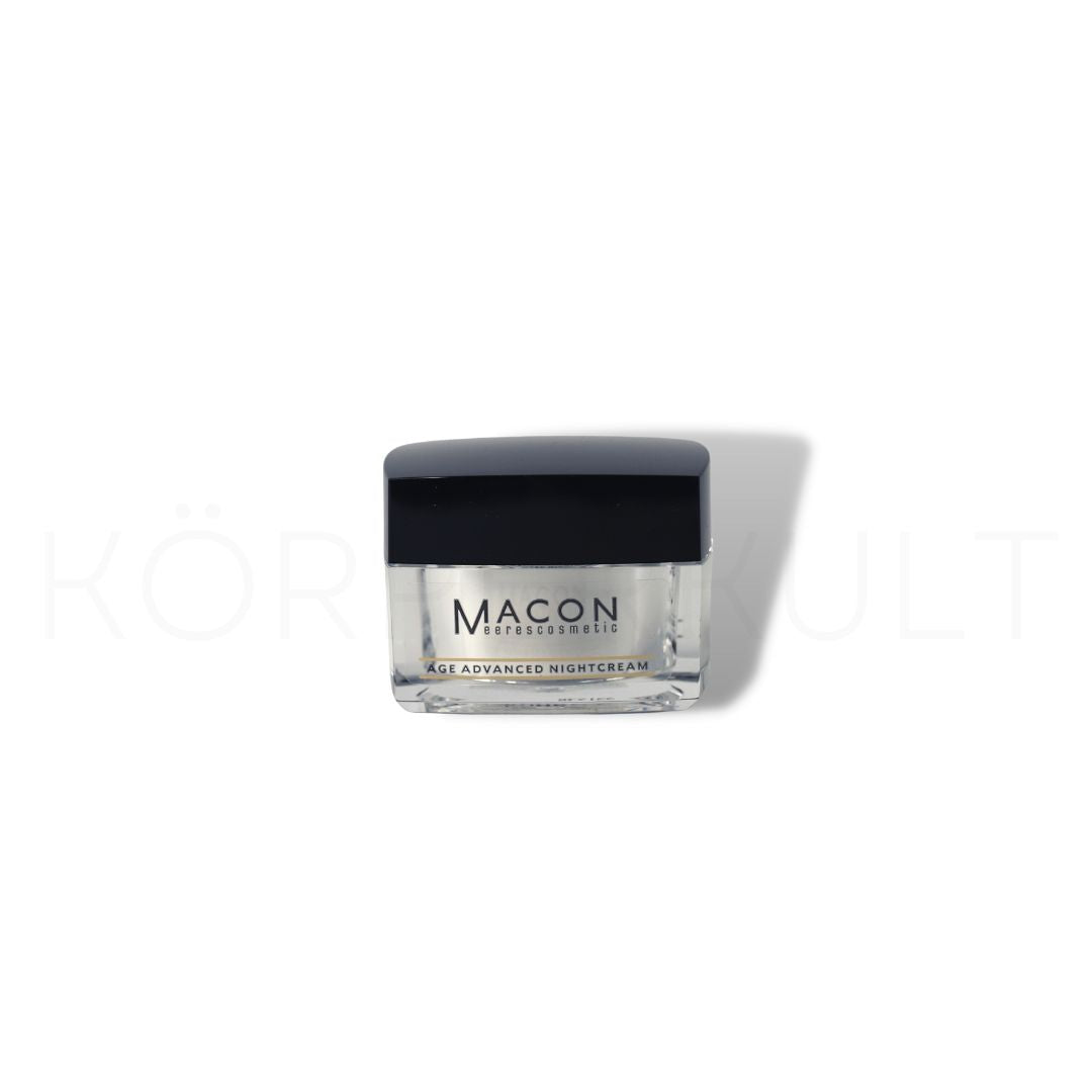 Macon BA Cell Repair activ³ Age Advanced Nachtcreme – intensive Anti-Aging Nachtpflege mit Peptiden und marinen Extrakten für reife Haut