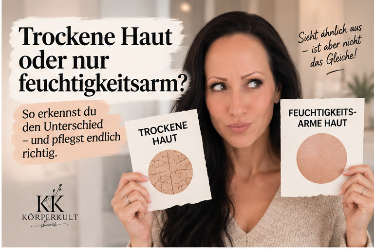 
Trockene oder feuchtigkeitsarme Haut? So erkennen Sie den Unterschied