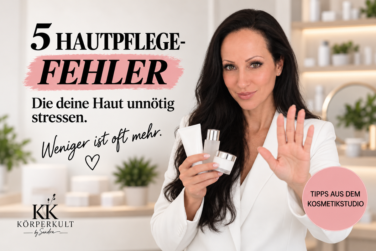 
Die 5 häufigsten Hautpflegefehler – und wie Sie sie ganz einfach vermeiden