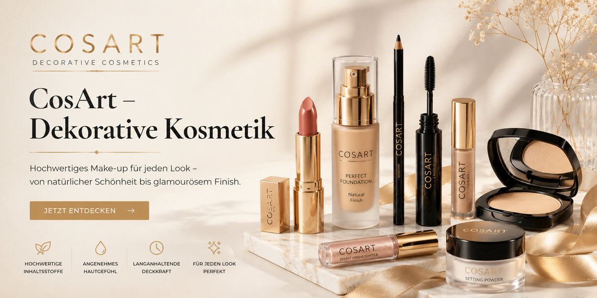 CosArt dekorative Kosmetik mit Make-up und Beauty-Produkten von Körperkult