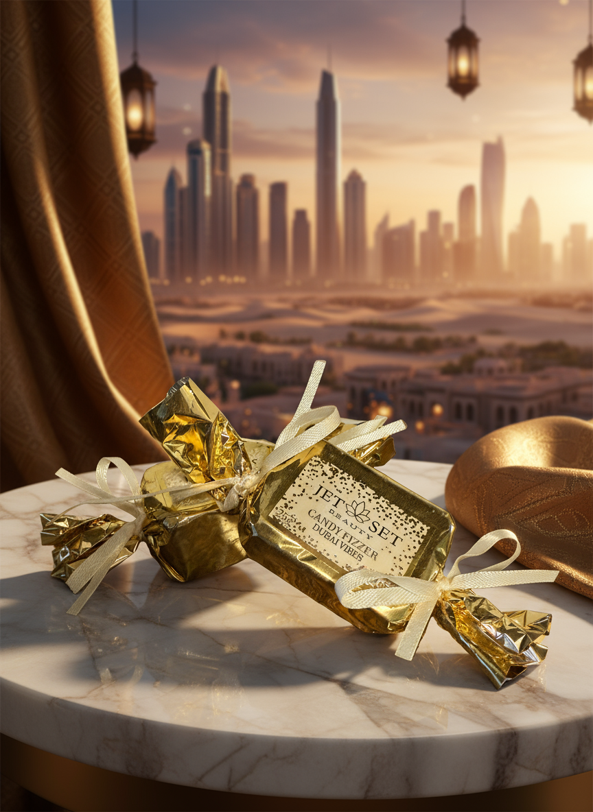 Jet Set Beauty – 5x Candyfizzer “Dubai Vibes” Badefizzer