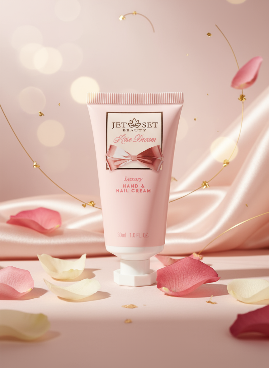 Jet Set Beauty - Rose Dream Luxury Hand & Nail Cream