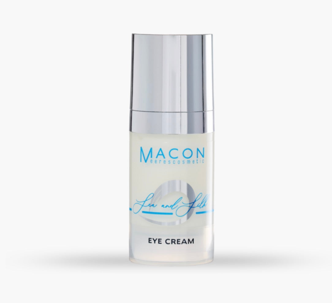 MACON Sea & Silk Eye Cream – parfümfreie Anti-Aging Augencreme mit Seidenproteinen