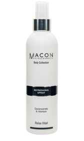 MACON Relax Vital Erfrischungsspray – Flasche in der Pflegeszene