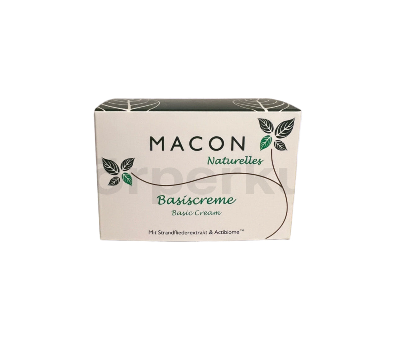 Detailansicht der Verpackung der Naturelles Basispflege, speziell entwickelt für tiefe Feuchtigkeitspflege und antioxidativen Schutz.