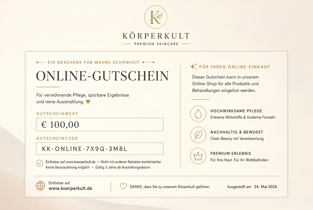 Zeit zum Verwöhnen verschenken.