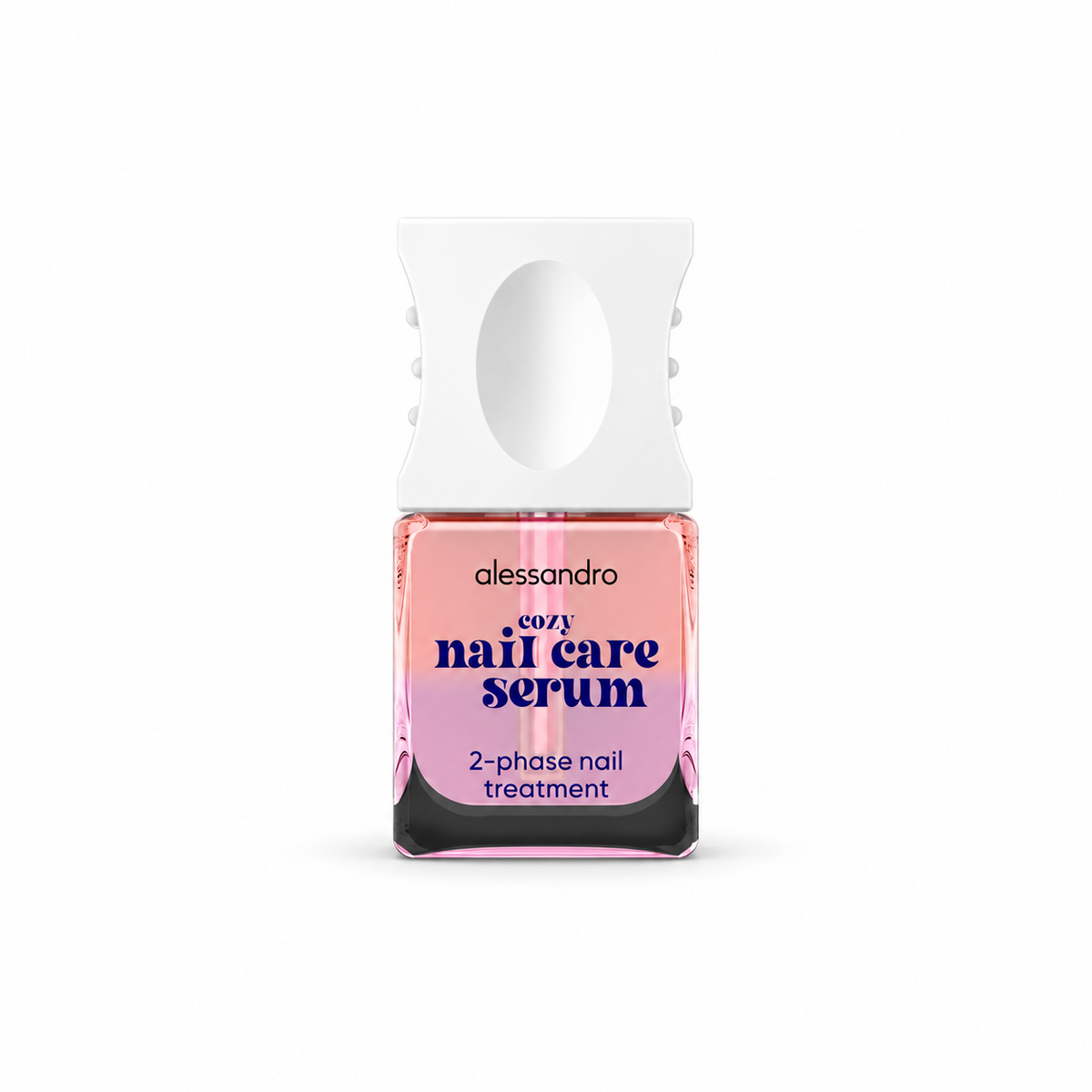 Alessandro Cozy Nail Care Serum 2-Phase 10 ml auf weißem Hintergrund