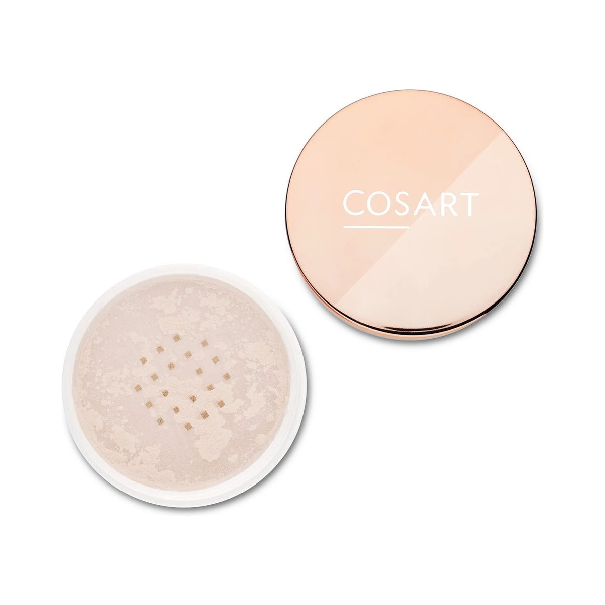CosArt Fixierpuder transparent auf weißem Hintergrund – vollständige Produktansicht