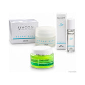 Hydro Alga Ocean Glow Set – Feuchtigkeitspflege mit Algenextrakten für strahlende Sommerhaut auf weißem Hintergrund – vollständige Produktansicht