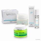 MACON Hydro Alga Ocean Glow Set auf weißem Hintergrund