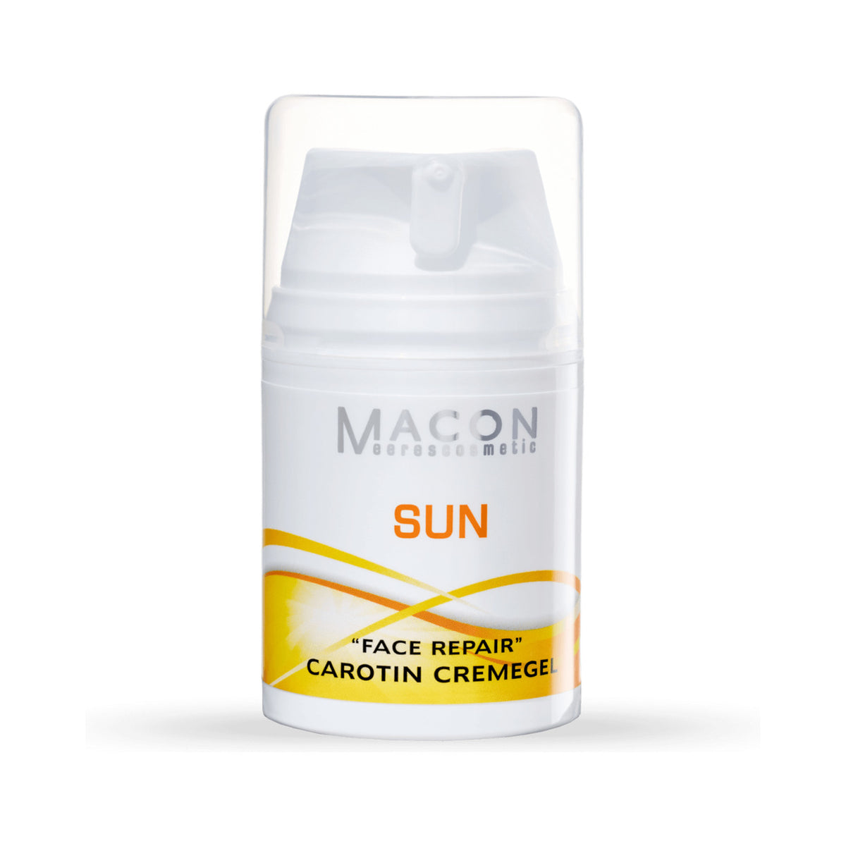 MACON CAROTIN Creme Gel auf weißem Hintergrund – vollständige Produktansicht