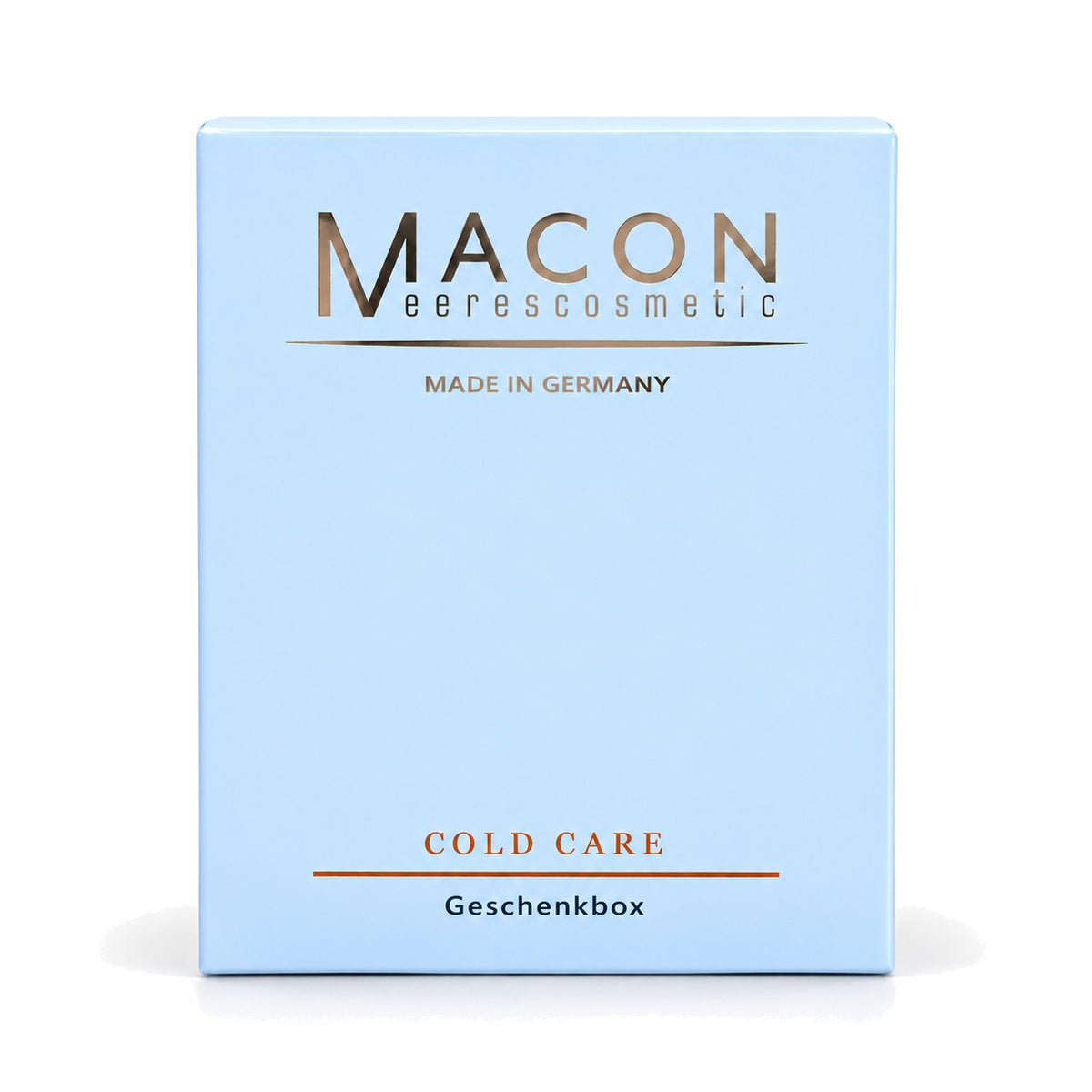 MACON Cold Care Geschenkbox auf weißem Hintergrund