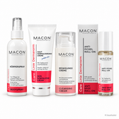 MACON Dermanorm Klärendes Balance-Set auf weißem Hintergrund