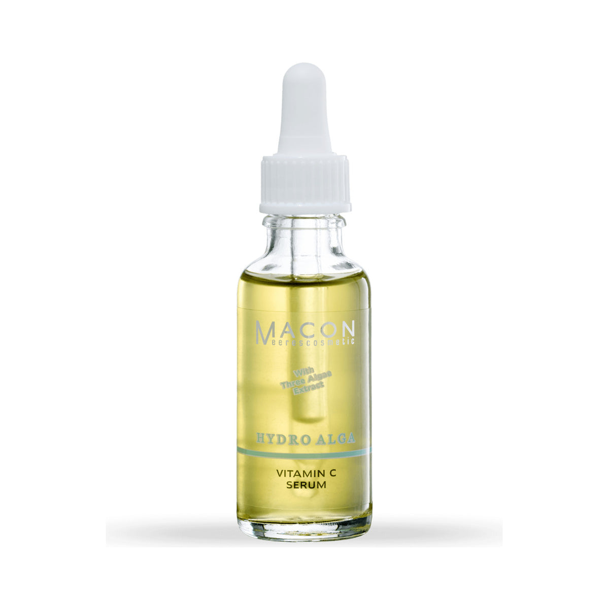 Macon Hydro Alga Vitamin C Serum auf weißem Hintergrund – vollständige Produktansicht