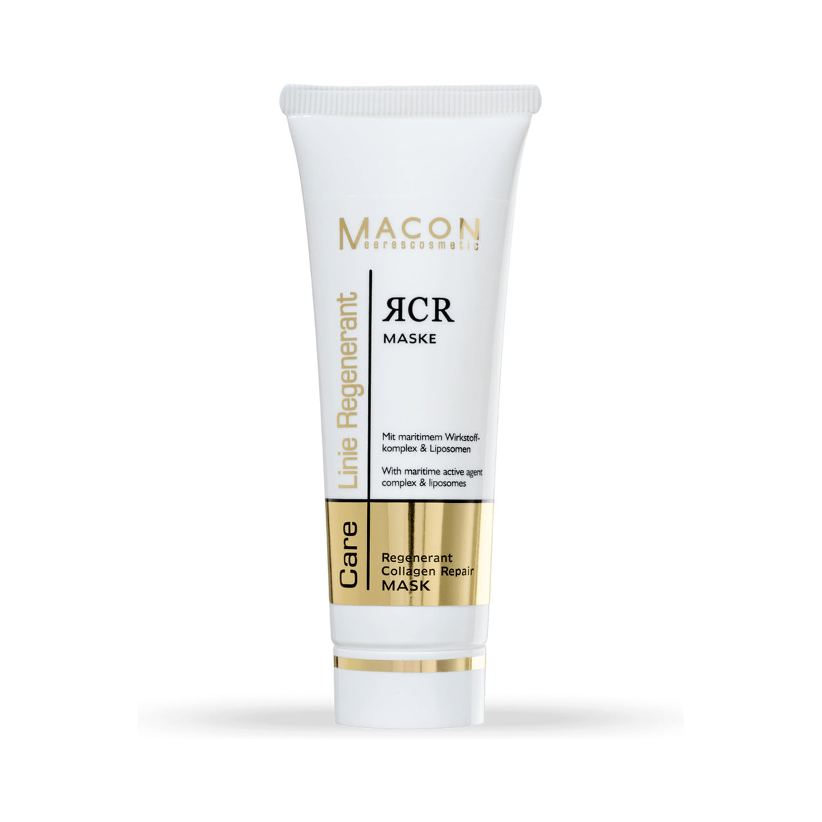 Macon Meerescosmetic RCR Regenerant Collagen Repair Maske auf weißem Hintergrund – vollständige Produktansicht