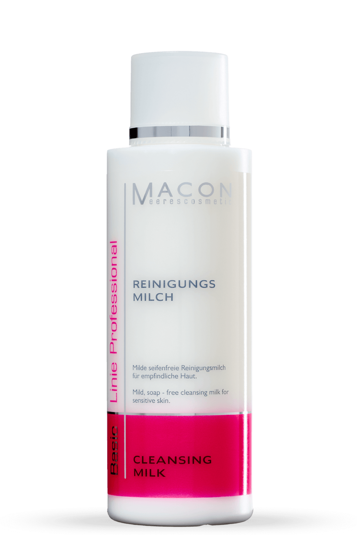 MACON Reinigungsmilch für die trockene & empfindliche Haut – T+E Reinigungsmilch 200 ml, offizieller Produkt-Packshot