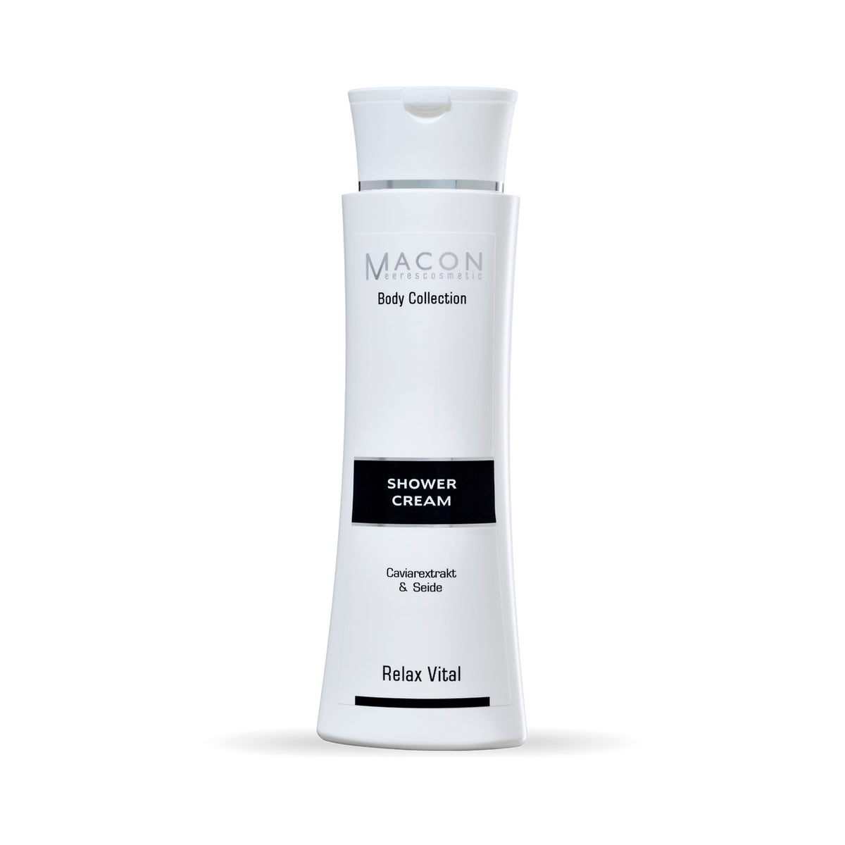 MACON Relax Vital Shower Cream auf weißem Hintergrund – vollständige Produktansicht