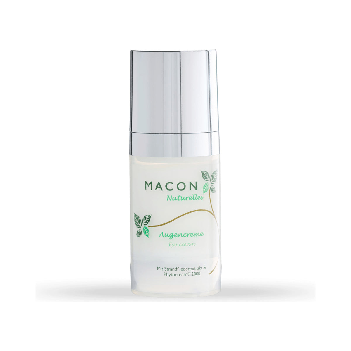 MACON NATURELLES Augencreme auf weißem Hintergrund – vollständige Produktansicht