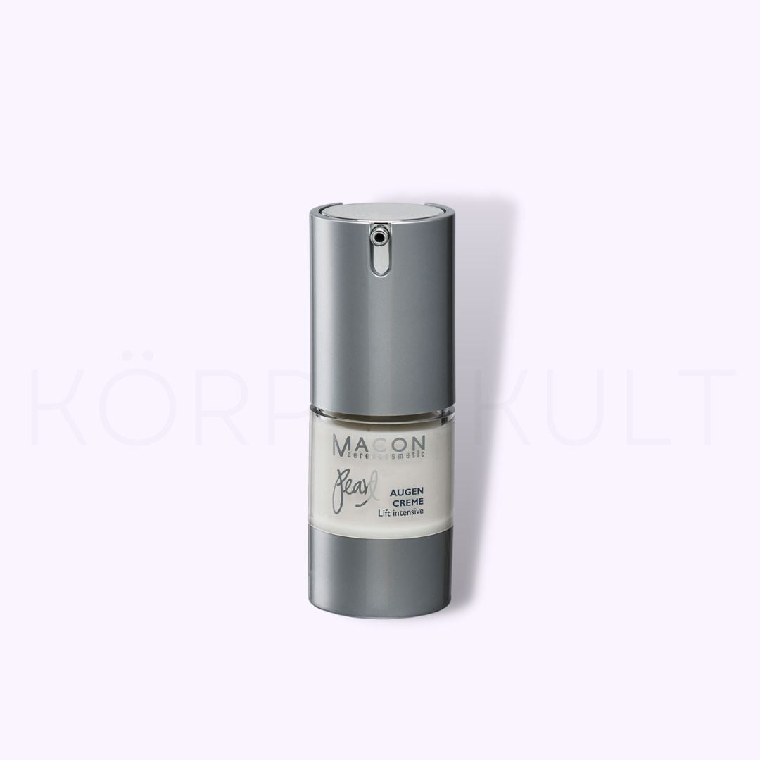 Macon Meerescosmetic Pearl Augencreme Lift intensiv - Anwendung auf der Haut