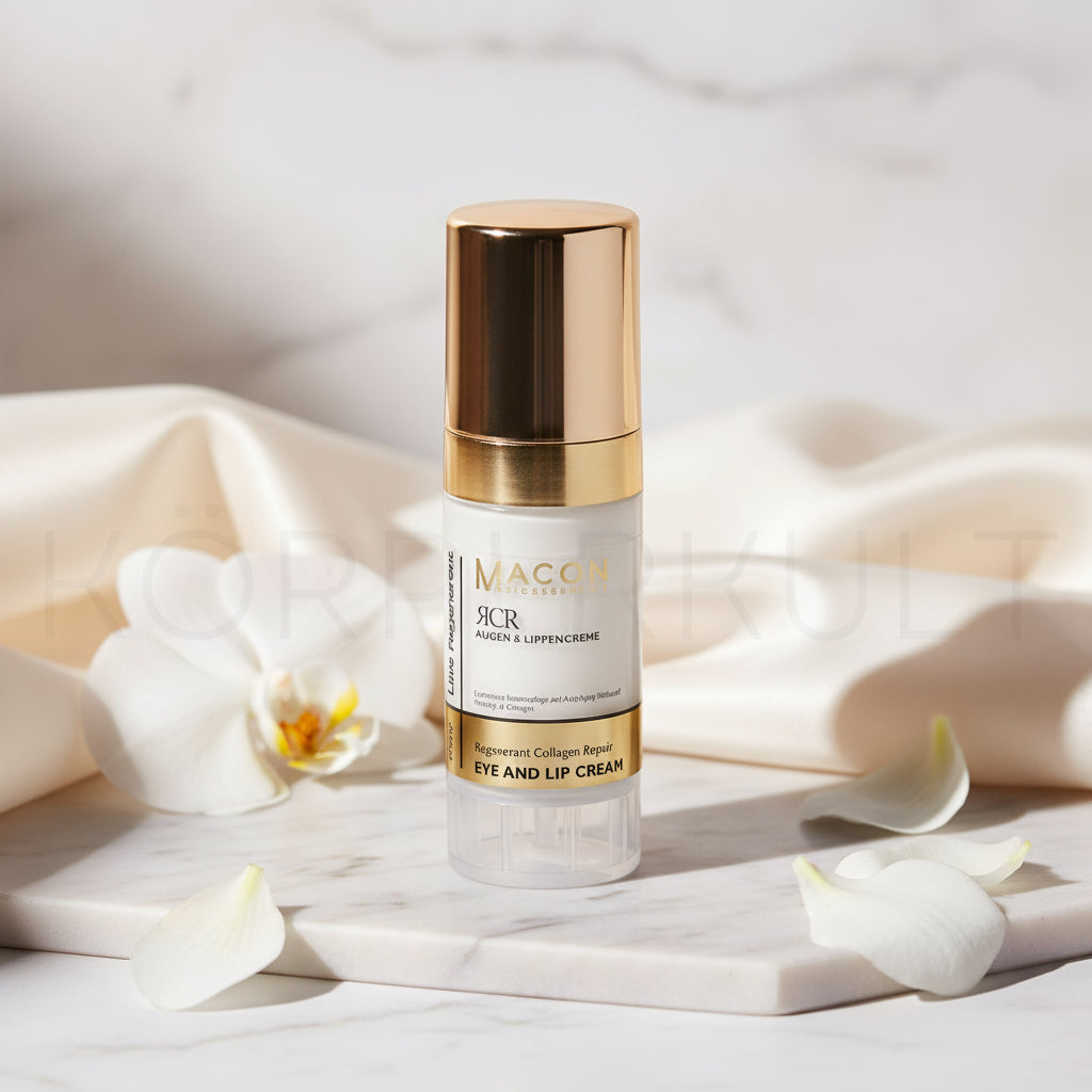 Macon RCR Regenerant Collagen Augen und Lippencreme – Produktdetail mit Matrixyl Technologie für sichtbare Faltenreduktion und geschmeidige Lippenpflege