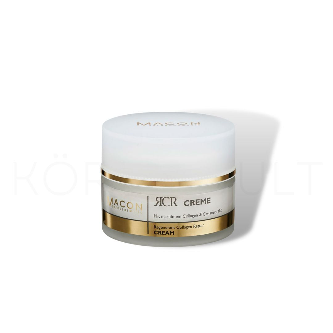 Macon RCR Regenerant Collagen Repair Creme – Anti-Aging Tagescreme mit marinem Kollagen und Caviarextrakt für reife Haut