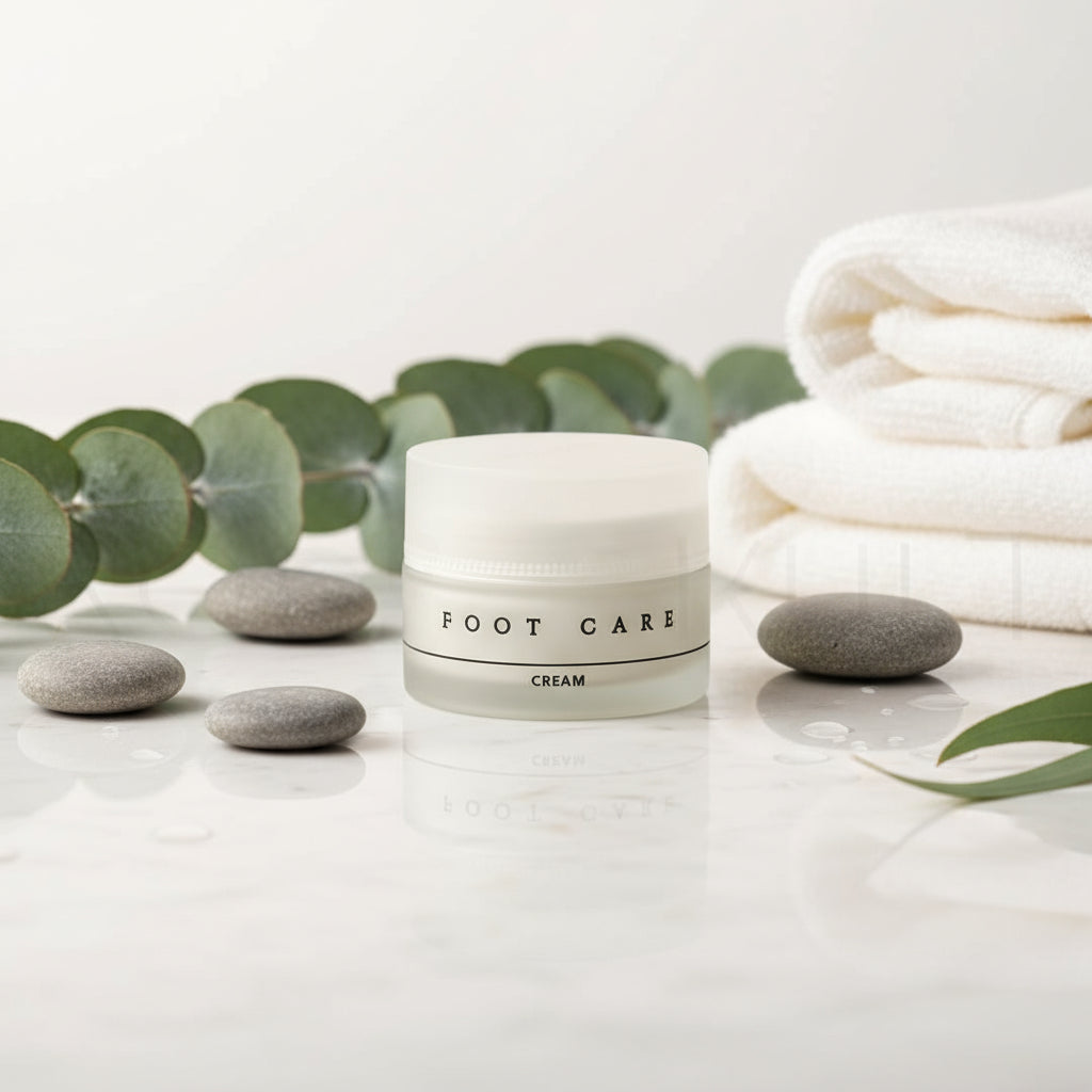 Macon Foot Care Fußcreme - Produktbild, pflegende Fußcreme gegen Schrunden und Hornhaut, 50 ml