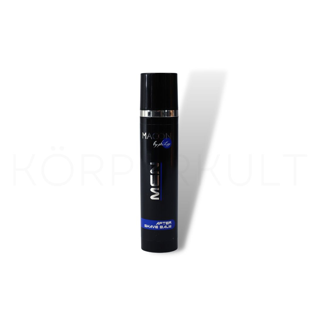 Macon Meerescosmetic Men After Shave Balm neben Verpackung