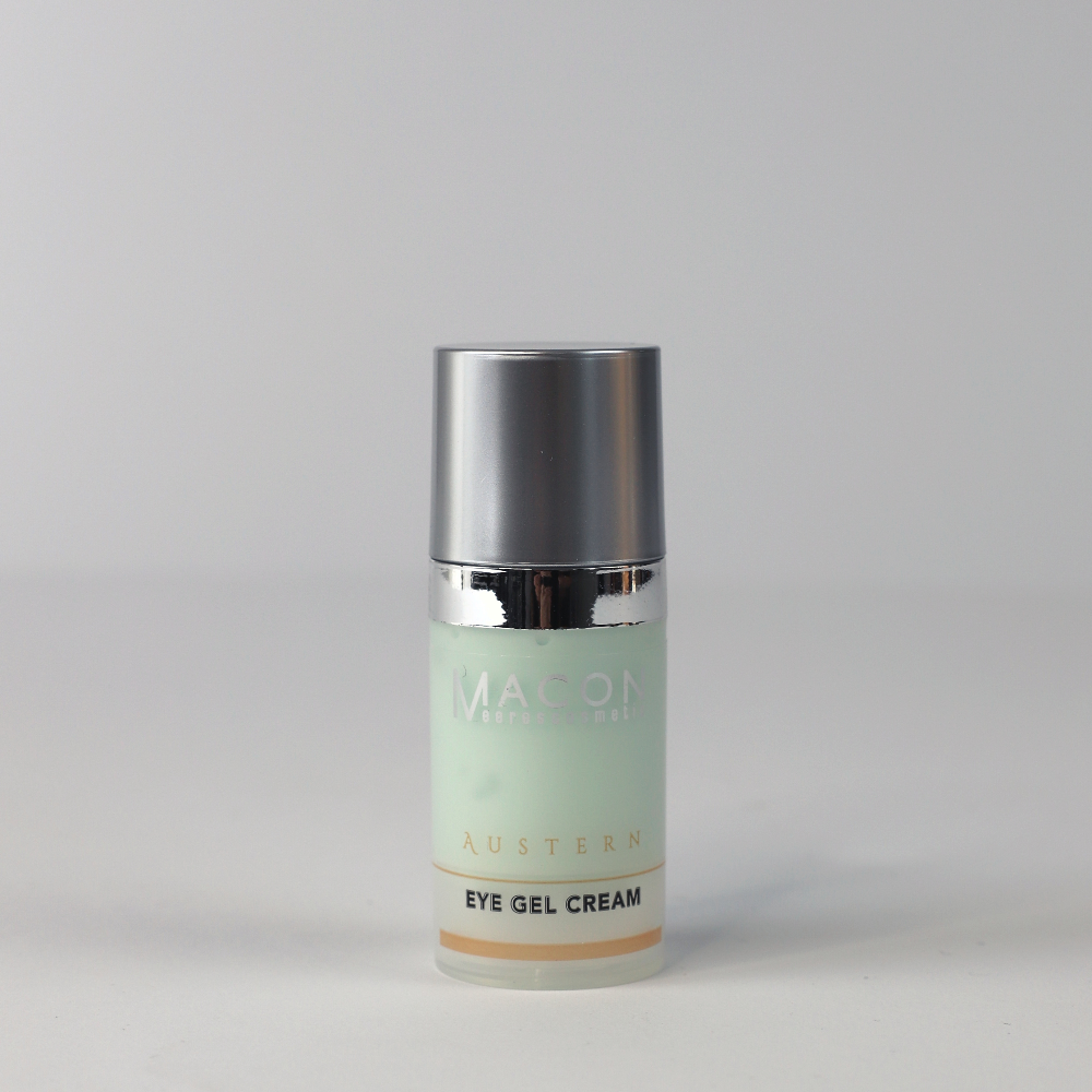 Macon Austern Augen-Gel-Creme - Nahaufnahme der erfrischenden Gel-Textur