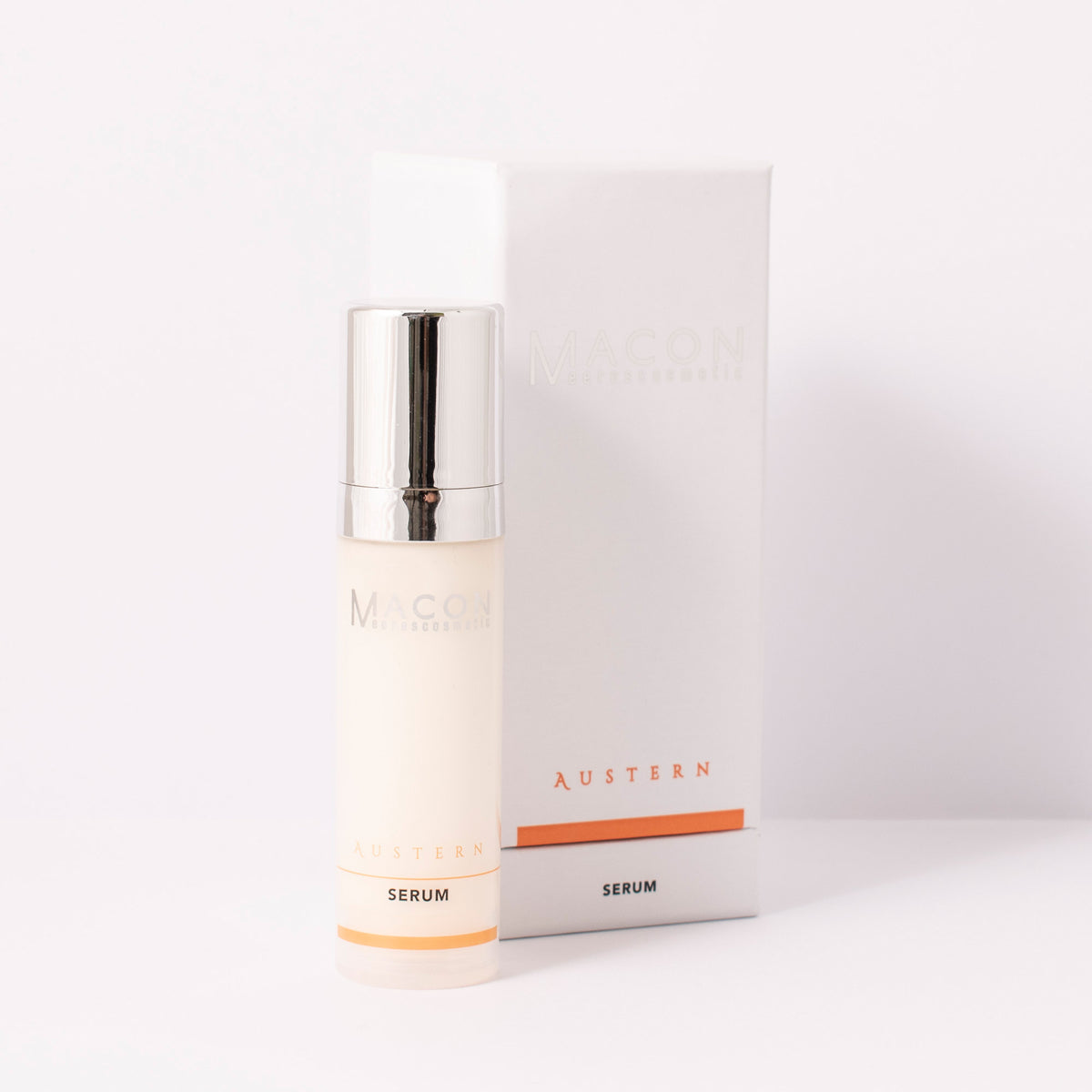 Macon Austern Serum - Verpackung und hochwertiges Serum im Überblick