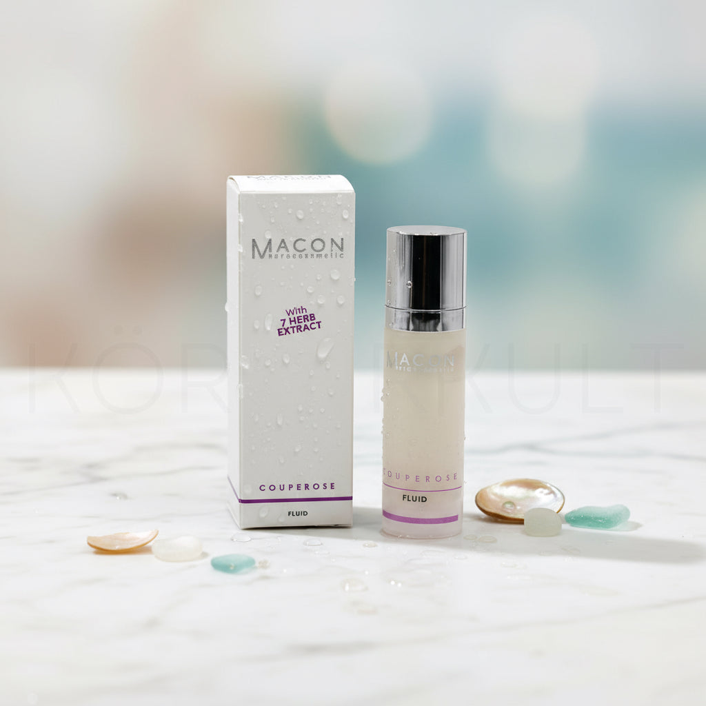 Macon Couperose Fluid von Macon Meerescosmetic - Leichte Textur, silikonfrei, ideal als Tages- oder Nachtpflege, 30 ml