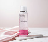 Macon Meerescosmetic Mizellenwasser Augen Make-Up Entferner auf einem weißen Hintergrund.